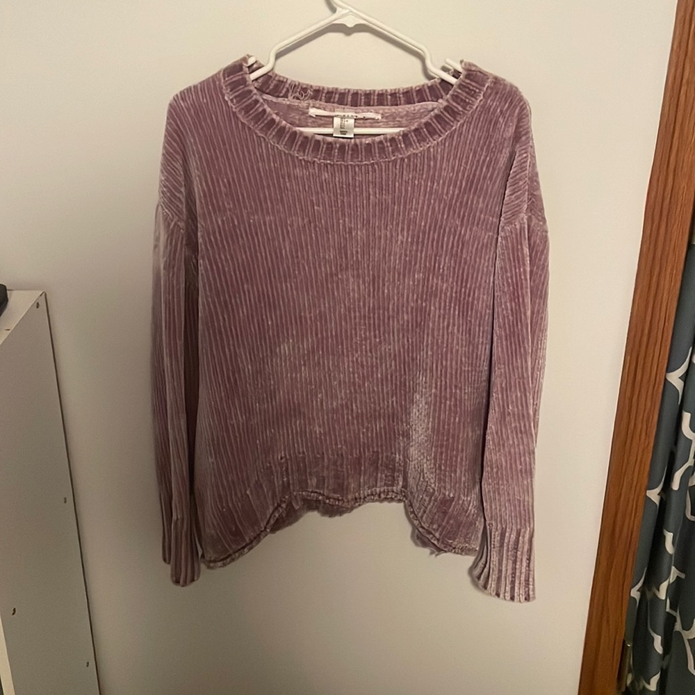 Long sleeve SOFT sweater purple